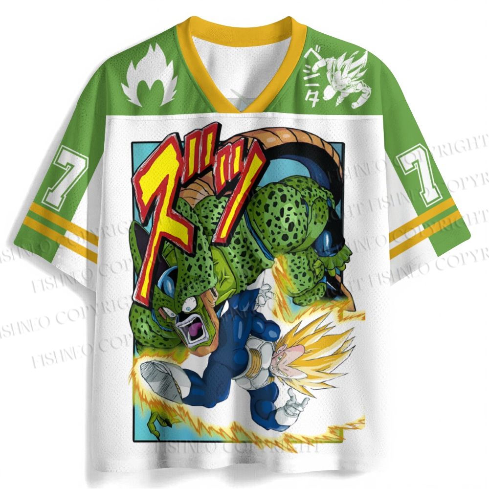 Dragon Ball Super Saiyan Vegeta vs Cell Jersey Shirts
