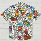 Funny Cartoon Puzzle Hawaiian Shirt