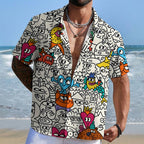 Funny Cartoon Puzzle Hawaiian Shirt