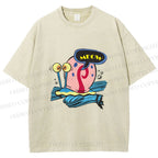 Unisex SpongeBob Gary the Snail Printed Washed Tee