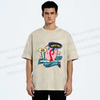 Unisex SpongeBob Gary the Snail Printed Washed Tee