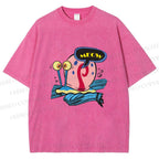 Unisex SpongeBob Gary the Snail Printed Washed Tee