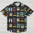 Japanese Traditional Trains Aloha Hawaiian Shirt