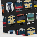 Japanese Traditional Trains Aloha Hawaiian Shirt