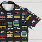 Japanese Traditional Trains Aloha Hawaiian Shirt