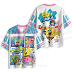 SpongeBob and Patrick Catch Jellyfish Jersey Shirts