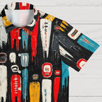 Abstract People Printed Hawaiian Shirt