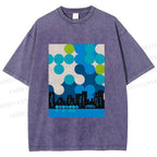 Unisex Bauhaus City Printed Washed Tee