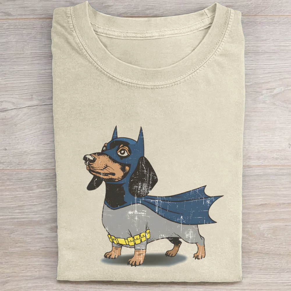 Dachshund Superhero T-shirt