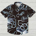 Octopus Printed Hawaiian Shirt