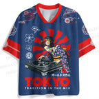 Japanese Geisha DJ Jersey Shirts