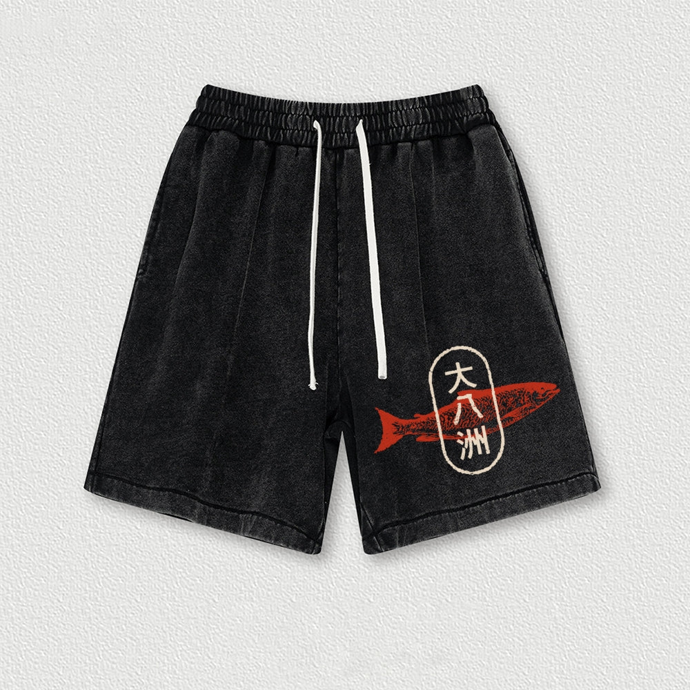 Oyashima Washed Shorts
