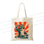 Cool Cat DJ Poster Showa Tote Bag