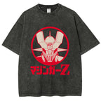 Mazinger Z Vintage Wash Japanese Design T-Shirt