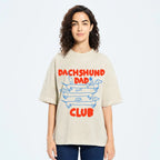 Dachshund Dad Club Vintage Washed T-shirt