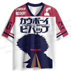 Japanese Cowboy Bebop Jersey Shirts