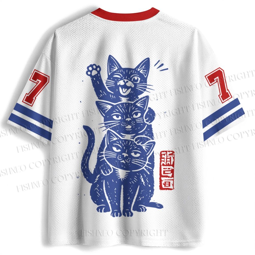 Vintage Cat Jersey Shirts