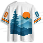 Sea Wave Sunset Jersey Shirts