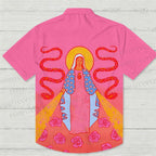 Mother Mary Art Printed Hawaiian Shirt