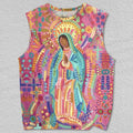Unisex Religious Christian Art  Printed Tank Top