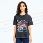 Unisex Potted Art Printed Washed Tee