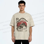 Unisex Potted Art Printed Washed Tee
