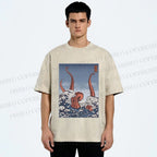 Unisex Akkorokamui's Wrath Printed Washed Tee
