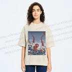 Unisex Akkorokamui's Wrath Printed Washed Tee