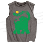Unisex El Elefante Printed Washed Tank Top