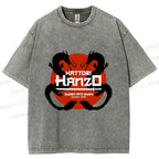 Unisex Japanese Hattori Hanzo Printed Washed Tee
