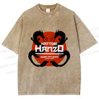 Unisex Japanese Hattori Hanzo Printed Washed Tee