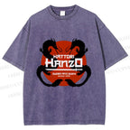 Unisex Japanese Hattori Hanzo Printed Washed Tee