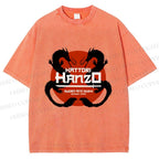 Unisex Japanese Hattori Hanzo Printed Washed Tee