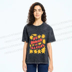 Unisex Pride No Human is Illegal Printed Washed Tee