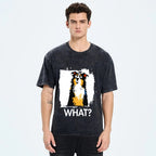 Unisex Australian Shepherd What Dog Printed Washed Tee