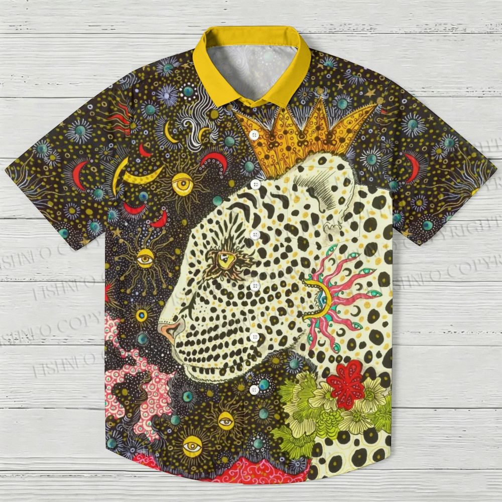 Leopard head Hawaiian Shirt