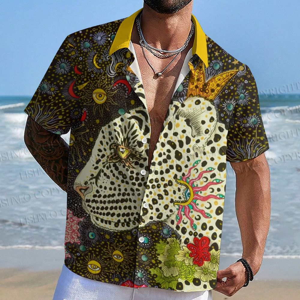 Leopard head Hawaiian Shirt