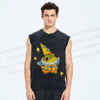 Unisex Sapo Da Corte Printed Washed Tank Top