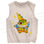 Unisex Sapo Da Corte Printed Washed Tank Top