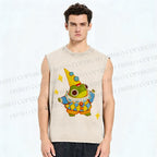 Unisex Sapo Da Corte Printed Washed Tank Top
