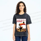 Unisex Lovely Day For A Guinness Printed Washed Tee