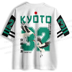 Kyoto Japan Printed Jersey Shirts