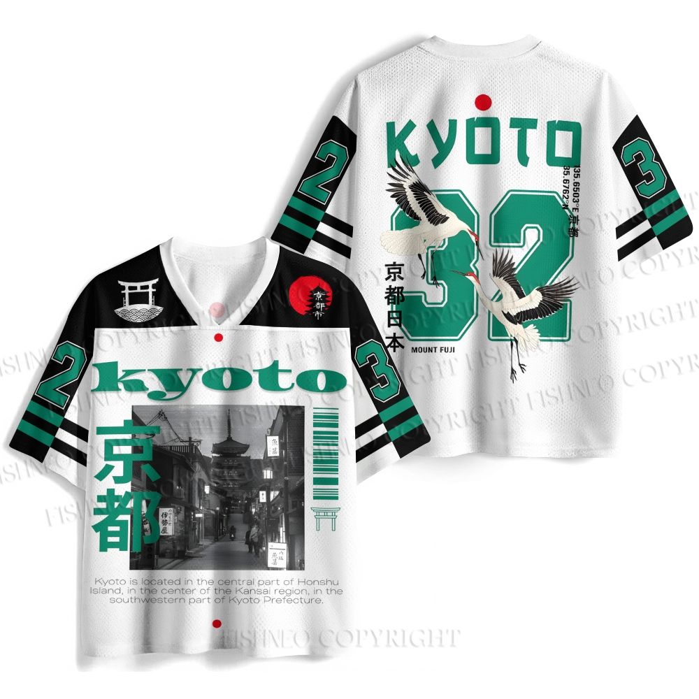 Kyoto Japan Printed Jersey Shirts