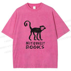 Unisex Silly Monkey Nisqually Books Printed Washed Tee