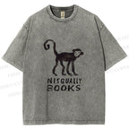 Unisex Silly Monkey Nisqually Books Printed Washed Tee