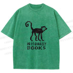 Unisex Silly Monkey Nisqually Books Printed Washed Tee