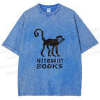 Unisex Silly Monkey Nisqually Books Printed Washed Tee