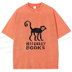 Unisex Silly Monkey Nisqually Books Printed Washed Tee