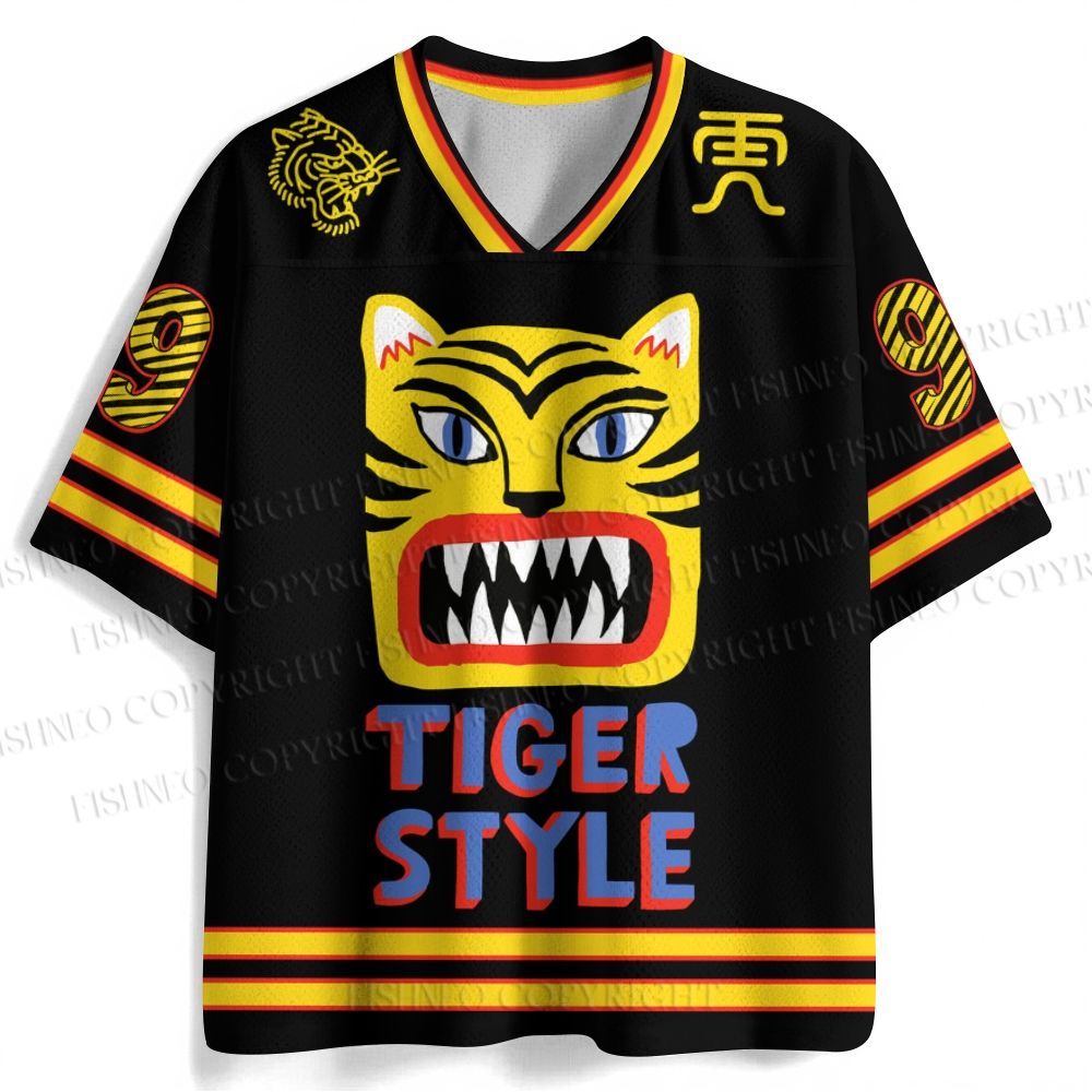 Tiger Style Printed Jersey Shirts