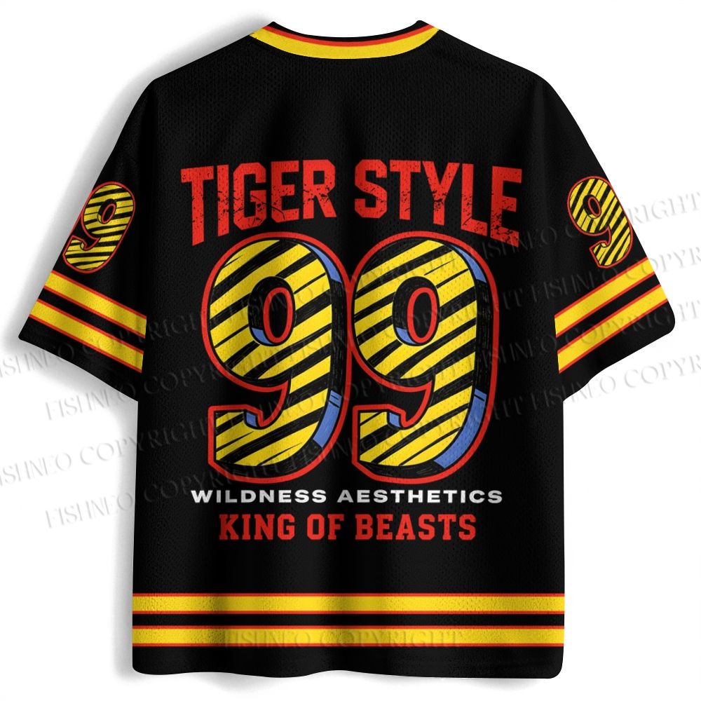 Tiger Style Printed Jersey Shirts